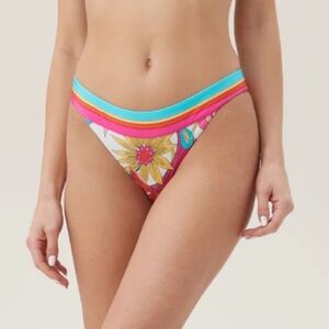 🌻NEW w/tags Trina Turk Fontaine Reversible Hipster Bikini Bottoms Size 4